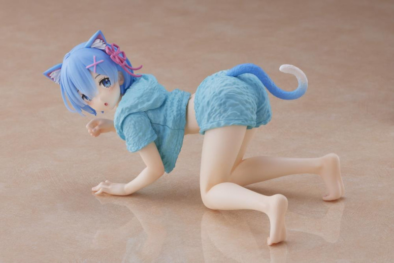 Re:Zero kara Hajimeru Isekai Seikatsu Rem Desktop Cute Cat Room Wear ver.