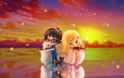 Shigatsu wa Kimi no Uso - Arima Kousei - Miyazono Kaori - Qset+