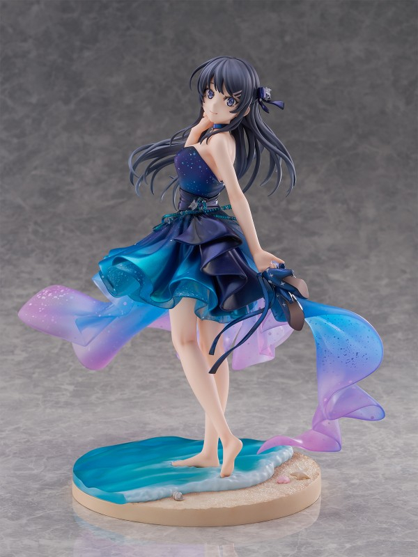 Seishun Buta Yarou wa Bunny Girl Senpai no Yume wo Minai - Sakurajima Mai - Shibuya Scramble Figure - 1/7 - Starry Dress Ver.