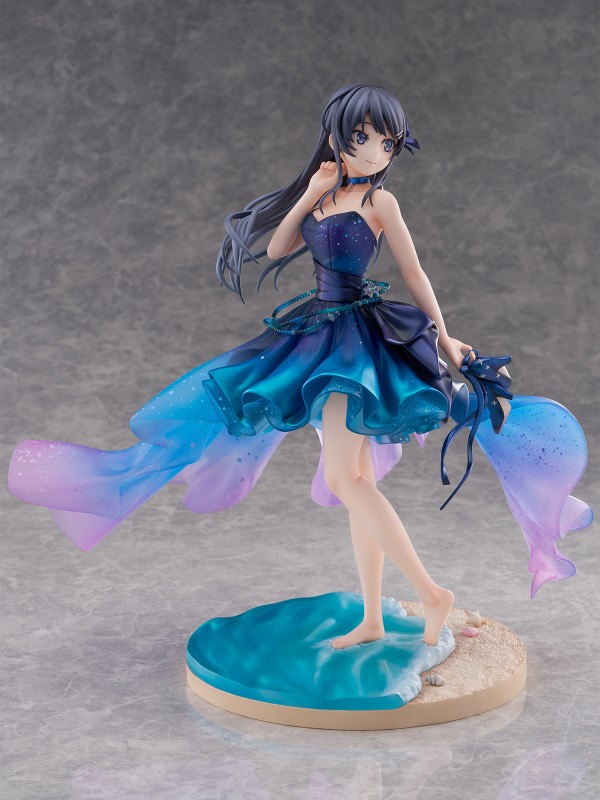 Seishun Buta Yarou wa Bunny Girl Senpai no Yume wo Minai - Sakurajima Mai - Shibuya Scramble Figure - 1/7 - Starry Dress Ver. (CyberZ, eStream)