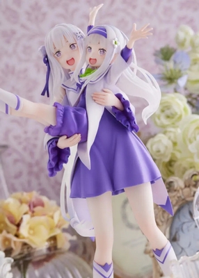 1/7 Re:Zero Starting Life in Another World S-Fire Emilia & Childhood Emilia
