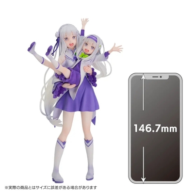 1/7 Re:Zero Starting Life in Another World S-Fire Emilia & Childhood Emilia