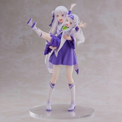 1/7 Re:Zero Starting Life in Another World S-Fire Emilia & Childhood Emilia
