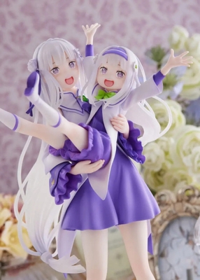 1/7 Re:Zero Starting Life in Another World S-Fire Emilia & Childhood Emilia