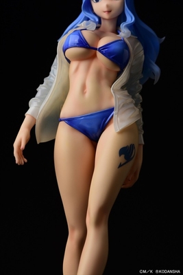 Fairy Tail - Juvia Lockser - Gravure_Style, Sheer Wet Shirt SP - 1/6