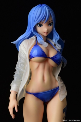 Fairy Tail - Juvia Lockser - Gravure_Style, Sheer Wet Shirt SP - 1/6
