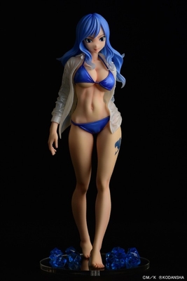 Fairy Tail - Juvia Lockser - Gravure_Style, Sheer Wet Shirt SP - 1/6