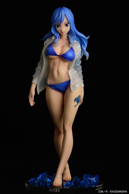 Fairy Tail - Juvia Lockser - Gravure_Style, Sheer Wet Shirt SP - 1/6