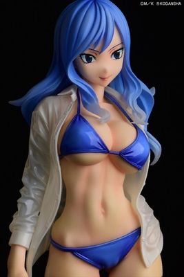 Fairy Tail - Juvia Lockser - Gravure_Style, Sheer Wet Shirt SP - 1/6