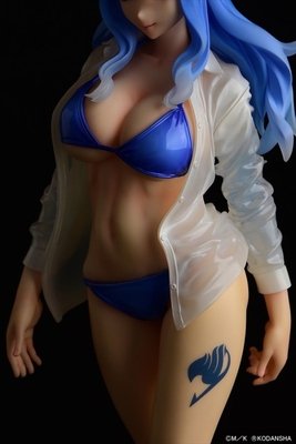 Fairy Tail - Juvia Lockser - Gravure_Style, Sheer Wet Shirt SP - 1/6