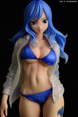 Fairy Tail - Juvia Lockser - Gravure_Style, Sheer Wet Shirt SP - 1/6