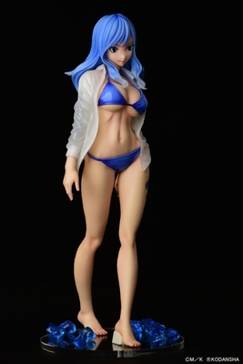Fairy Tail - Juvia Lockser - Gravure_Style, Sheer Wet Shirt SP - 1/6