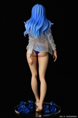 Fairy Tail - Juvia Lockser - Gravure_Style, Sheer Wet Shirt SP - 1/6