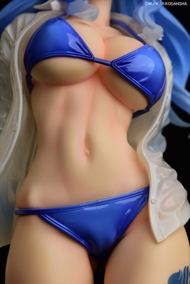 Fairy Tail - Juvia Lockser - Gravure_Style, Sheer Wet Shirt SP - 1/6