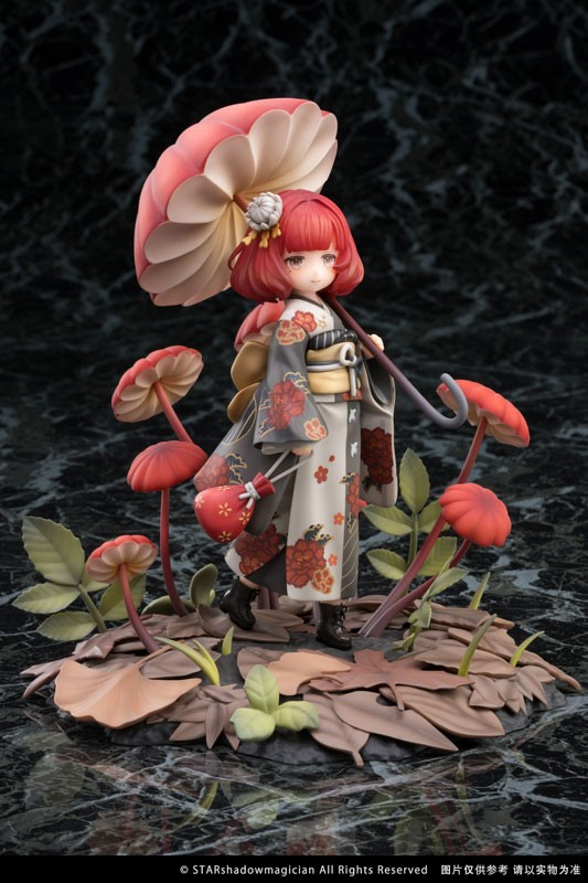 Original - Mushroom Girls Series (No.6) - Marasmius Haematocephalus - 1/1