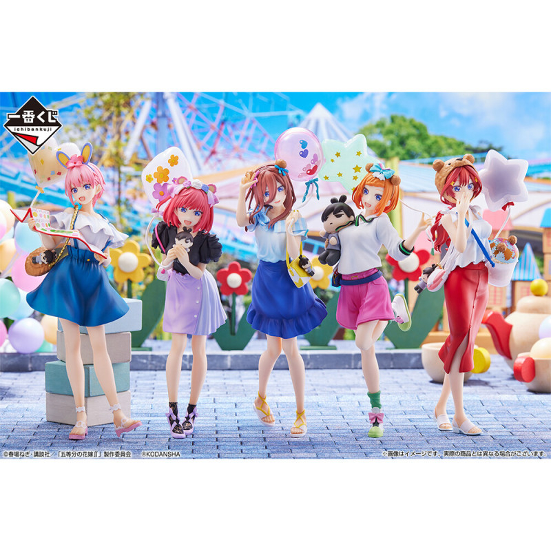 Gotoubun no Hanayome ∬ - Nakano Miku - Ichiban Kuji - Ichiban Kuji Gotoubun no Hanayome ∬ ~Saikou no Kyuujitsu~ (A Prize) - Theme Park (Bandai Spirits)