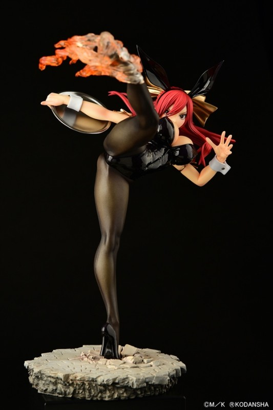 Fairy Tail - Erza Scarlet - High Kick Ver., Black Bunny - 1/6