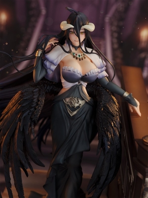 Overlord IV - Albedo - Shibuya Scramble Figure - Shikkoku no Dress Ver. - 1/7