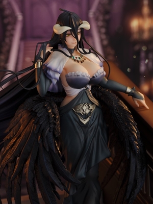 Overlord IV - Albedo - Shibuya Scramble Figure - Shikkoku no Dress Ver. - 1/7