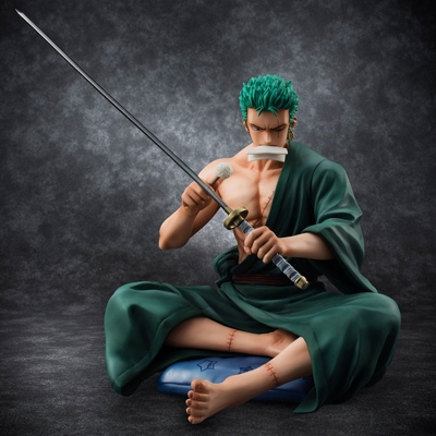 One Piece Roronoa Zoro Excellent Model Portrait Of Pirates Limited Edition Portrait of Pirates SOC 1/8