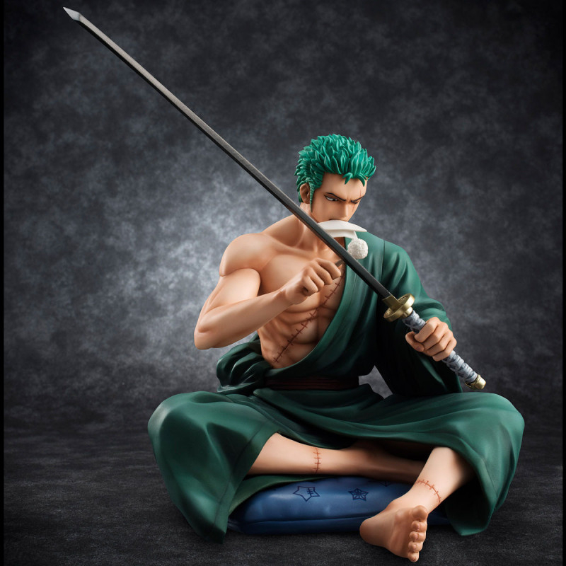 One Piece Roronoa Zoro Excellent Model Portrait Of Pirates Limited Edition Portrait of Pirates SOC 1/8