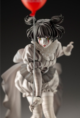 It (2017) Pennywise Bishoujo Statue Horror Bishoujo Monochrome Ver. 1/7