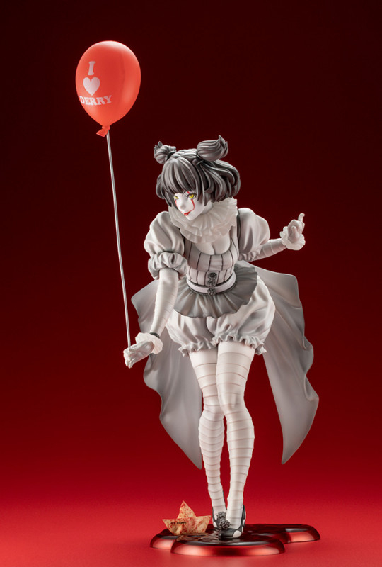 It (2017) Pennywise Bishoujo Statue Horror Bishoujo Monochrome Ver. 1/7