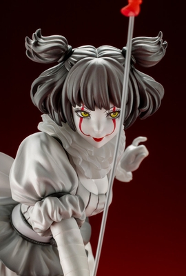 It (2017) Pennywise Bishoujo Statue Horror Bishoujo Monochrome Ver. 1/7