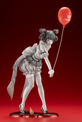 It (2017) Pennywise Bishoujo Statue Horror Bishoujo Monochrome Ver. 1/7
