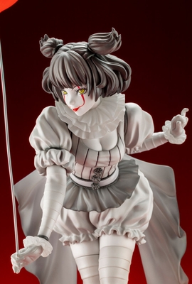 It (2017) Pennywise Bishoujo Statue Horror Bishoujo Monochrome Ver. 1/7