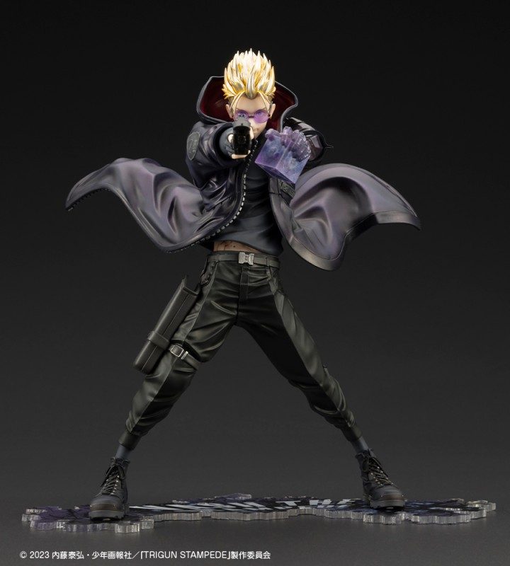 Trigun Stampede - Vash the Stampede - ARTFX J - -The Gunman in Black-, Trigun Stampede Ver. - 1/8