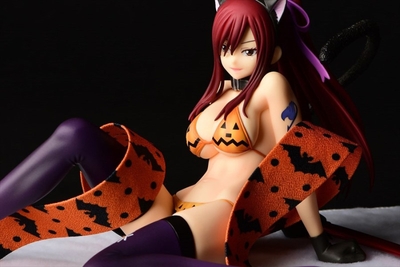 Fairy Tail - Erza Scarlet - Halloween Cat Gravure_Style - 1/6