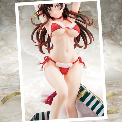 1/6 Rent-A-Girlfriend: Chizuru Mizuhara Santa Bikini de Fluffy Figure 2nd Xmas