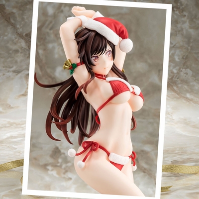 1/6 Rent-A-Girlfriend: Chizuru Mizuhara Santa Bikini de Fluffy Figure 2nd Xmas