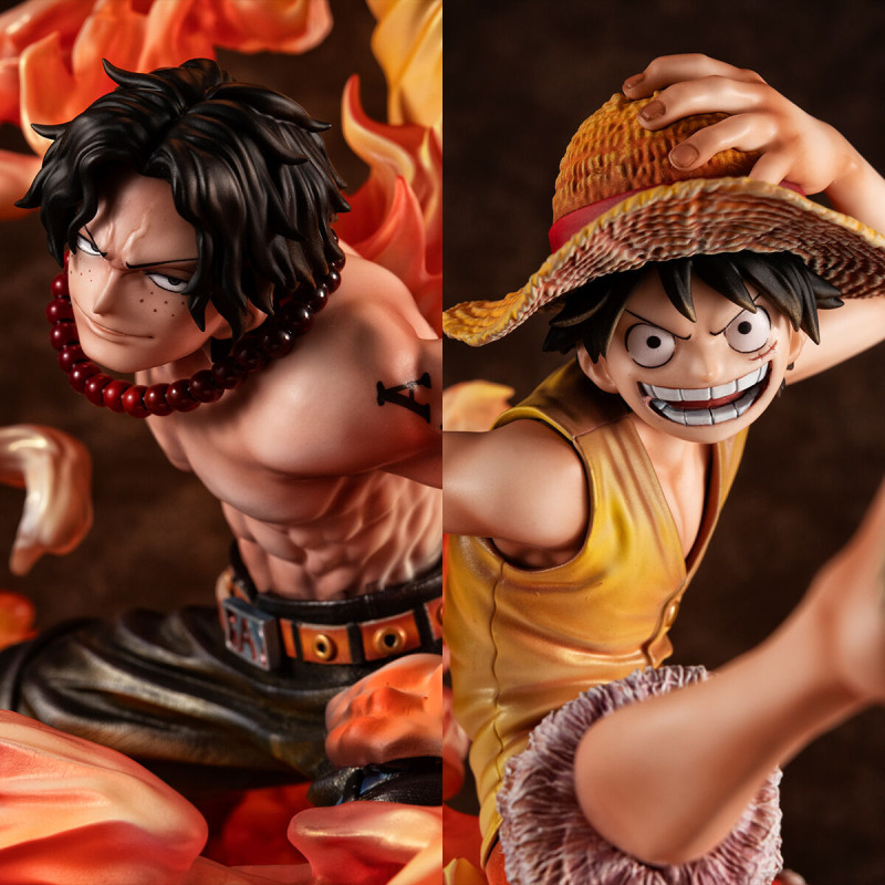 One Piece Monkey D. Luffy Portgas D. Ace Portrait Of Pirates Maximum Kyoudai no Kizuna, 20th LIMITED Ver.