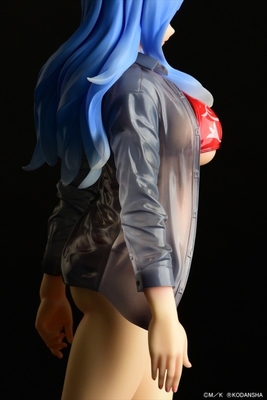 Fairy Tail - Juvia Lockser - Gravure_Style, Sheer Wet Shirt SP, Red Bikini!! - 1/6
