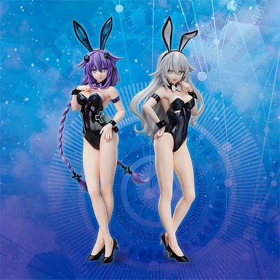 Choujigen Game Neptune Black Heart B-style Bare Leg Bunny Ver. 1/4