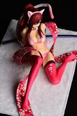 Fairy Tail - Erza Scarlet - Cherry Blossom Cat Gravure_Style, Sakuraneko Gravure_Style - 1/6