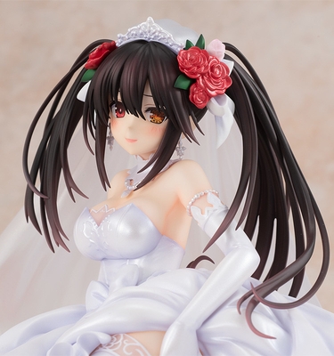 1/7 Date A Live Light Novel Edition Kurumi Tokisaki: Wedding Dress Ver.