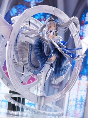 Date A Live Fragment: Date A Bullet - White Queen - Shibuya Scramble Figure - 1/7 - Royal Blue Sapphire Dress Ver.