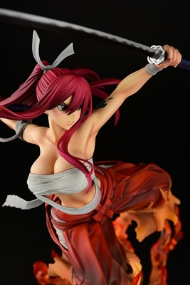 Fairy Tail Erza Scarlet Samurai Light Flame Manjo ver. Rouge 1/6