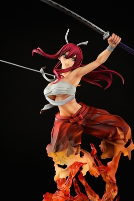Fairy Tail Erza Scarlet Samurai Light Flame Manjo ver. Rouge 1/6