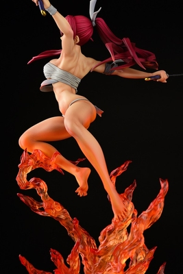 Fairy Tail Erza Scarlet Samurai Light Flame Manjo ver. Rouge 1/6