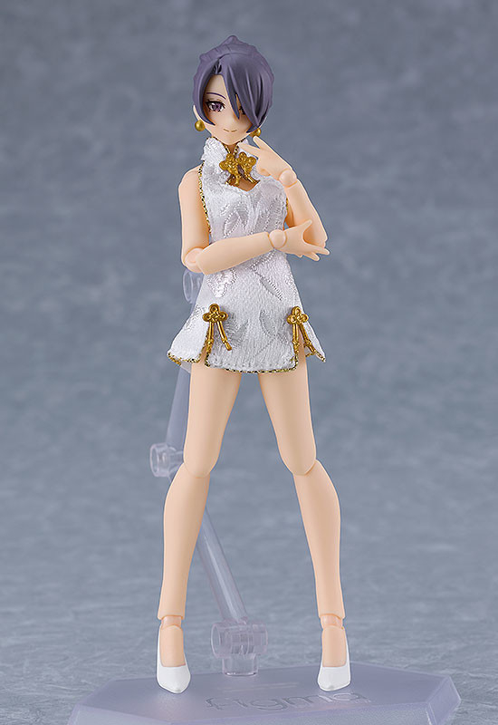 Figma Styles Mika Mini Skirt Chinese Dress Outfit, White