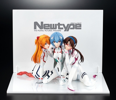 Shin Evangelion Gekijouban:|| Ayanami Rei Makinami Mari Illustrious Souryuu Asuka Langley KDcolle Newtype Cover ver. Newtype Special Set 1/8