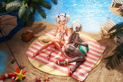 Original - SSR Figure - Caffeine-chan - 1/7 - Summer Ver.