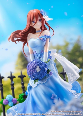 1/7 Eiga Gotoubun no Hanayome - Nakano Miku - Shibuya Scramble Figure - Floral Dress Ver.