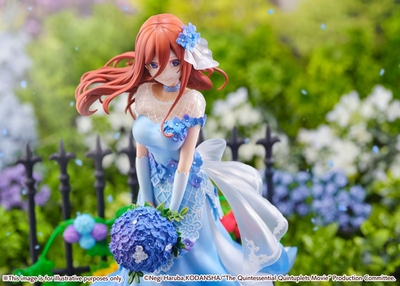 1/7 Eiga Gotoubun no Hanayome - Nakano Miku - Shibuya Scramble Figure - Floral Dress Ver.