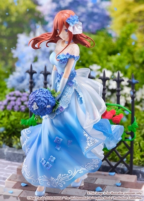 1/7 Eiga Gotoubun no Hanayome - Nakano Miku - Shibuya Scramble Figure - Floral Dress Ver.
