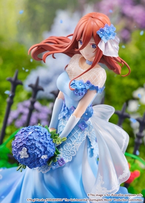 1/7 Eiga Gotoubun no Hanayome - Nakano Miku - Shibuya Scramble Figure - Floral Dress Ver.